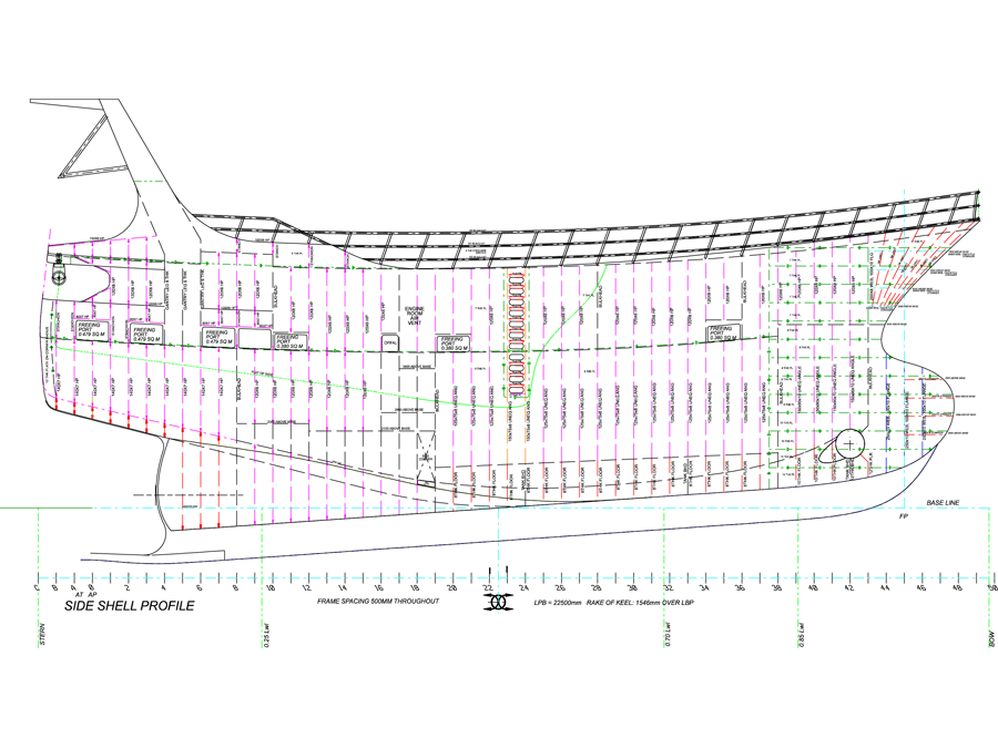 Side shell profile I K Macleod Offshore Industry